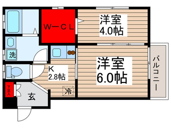 カーサ チトセの物件間取画像